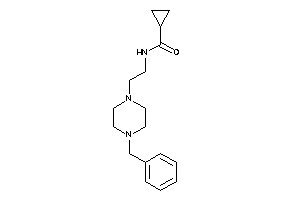 N-[2-(4-benzylpiperazino)ethyl]cyclopropanecarboxamide