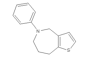Image of 5-phenyl-4,6,7,8-tetrahydrothieno[3,2-c]azepine