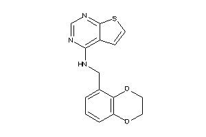 2,3-dihydro-1,4-benzodioxin-8-ylmethyl(thieno[2,3-d]pyrimidin-4-yl)amine