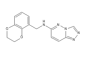 2,3-dihydro-1,4-benzodioxin-8-ylmethyl([1,2,4]triazolo[3,4-f]pyridazin-6-yl)amine