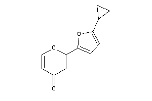 Image of 2-(5-cyclopropyl-2-furyl)-2,3-dihydropyran-4-one