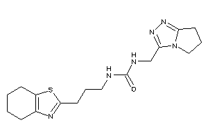 1-(6,7-dihydro-5H-pyrrolo[2,1-c][1,2,4]triazol-3-ylmethyl)-3-[3-(4,5,6,7-tetrahydro-1,3-benzothiazol-2-yl)propyl]urea