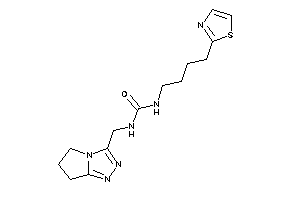 1-(6,7-dihydro-5H-pyrrolo[2,1-c][1,2,4]triazol-3-ylmethyl)-3-(4-thiazol-2-ylbutyl)urea