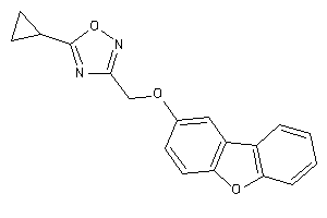 5-cyclopropyl-3-(dibenzofuran-2-yloxymethyl)-1,2,4-oxadiazole