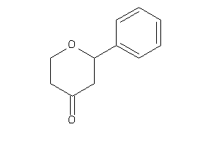 Image of 2-phenyltetrahydropyran-4-one