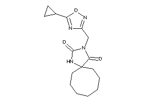 Image of 3-[(5-cyclopropyl-1,2,4-oxadiazol-3-yl)methyl]-1,3-diazaspiro[4.7]dodecane-2,4-quinone