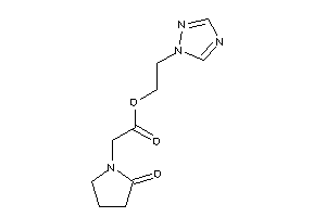 2-(2-ketopyrrolidino)acetic Acid 2-(1,2,4-triazol-1-yl)ethyl Ester