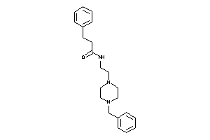 Image of N-[2-(4-benzylpiperazino)ethyl]-3-phenyl-propionamide