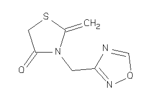 2-methylene-3-(1,2,4-oxadiazol-3-ylmethyl)thiazolidin-4-one