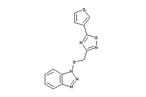 3-(benzotriazol-1-yloxymethyl)-5-(3-furyl)-1,2,4-oxadiazole