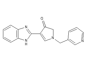 4-(1H-benzimidazol-2-yl)-1-(3-pyridylmethyl)-2-pyrrolin-3-one