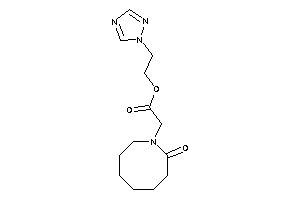 Image of 2-(2-ketoazocan-1-yl)acetic Acid 2-(1,2,4-triazol-1-yl)ethyl Ester