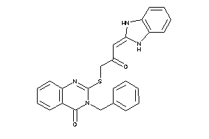 3-benzyl-2-[[3-(1,3-dihydrobenzimidazol-2-ylidene)-2-keto-propyl]thio]quinazolin-4-one