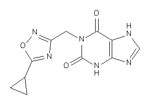 1-[(5-cyclopropyl-1,2,4-oxadiazol-3-yl)methyl]-7H-xanthine