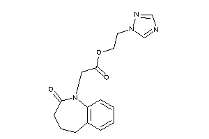 Image of 2-(2-keto-4,5-dihydro-3H-1-benzazepin-1-yl)acetic Acid 2-(1,2,4-triazol-1-yl)ethyl Ester