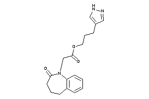 2-(2-keto-4,5-dihydro-3H-1-benzazepin-1-yl)acetic Acid 3-(1H-pyrazol-4-yl)propyl Ester