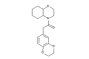 1-(2,3,4a,5,6,7,8,8a-octahydrobenzo[b][1,4]oxazin-4-yl)-2-(2,3-dihydro-1,4-benzodioxin-6-yl)ethanone