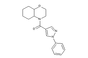 2,3,4a,5,6,7,8,8a-octahydrobenzo[b][1,4]oxazin-4-yl-(1-phenylpyrazol-4-yl)methanone