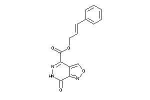 7-keto-6H-isoxazolo[3,4-d]pyridazine-4-carboxylic Acid Cinnamyl Ester