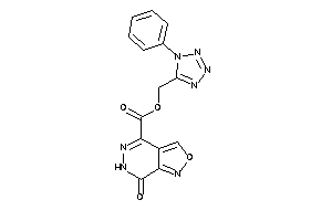 Image of 7-keto-6H-isoxazolo[3,4-d]pyridazine-4-carboxylic Acid (1-phenyltetrazol-5-yl)methyl Ester