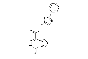 7-keto-6H-isoxazolo[3,4-d]pyridazine-4-carboxylic Acid (2-phenylthiazol-5-yl)methyl Ester
