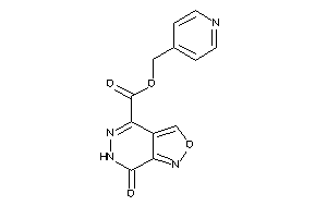 Image of 7-keto-6H-isoxazolo[3,4-d]pyridazine-4-carboxylic Acid 4-pyridylmethyl Ester