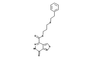 Image of 7-keto-6H-isoxazolo[3,4-d]pyridazine-4-carboxylic Acid 3-phenethyloxypropyl Ester
