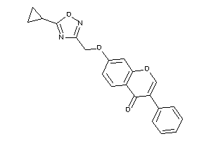 7-[(5-cyclopropyl-1,2,4-oxadiazol-3-yl)methoxy]-3-phenyl-chromone