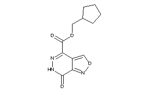7-keto-6H-isoxazolo[3,4-d]pyridazine-4-carboxylic Acid Cyclopentylmethyl Ester
