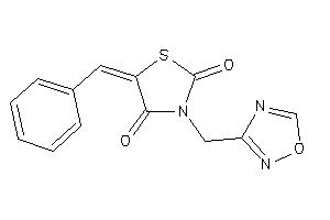 Image of 5-benzal-3-(1,2,4-oxadiazol-3-ylmethyl)thiazolidine-2,4-quinone