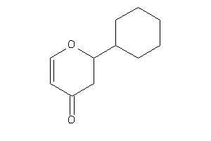 Image of 2-cyclohexyl-2,3-dihydropyran-4-one