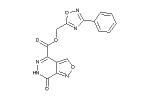 Image of 7-keto-6H-isoxazolo[3,4-d]pyridazine-4-carboxylic Acid (3-phenyl-1,2,4-oxadiazol-5-yl)methyl Ester