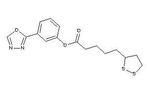 5-(dithiolan-3-yl)valeric Acid [3-(1,3,4-oxadiazol-2-yl)phenyl] Ester