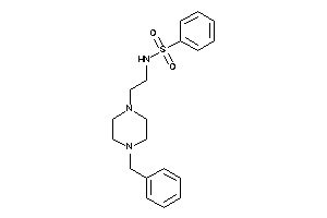 N-[2-(4-benzylpiperazino)ethyl]benzenesulfonamide