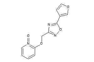 2-[[5-(3-furyl)-1,2,4-oxadiazol-3-yl]methoxy]pyridine 1-oxide