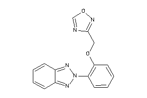 3-[[2-(benzotriazol-2-yl)phenoxy]methyl]-1,2,4-oxadiazole