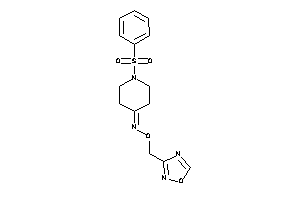 (1-besyl-4-piperidylidene)-(1,2,4-oxadiazol-3-ylmethoxy)amine