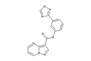 Pyrazolo[1,5-a]pyrimidine-3-carboxylic Acid [3-(1,2,4-oxadiazol-3-yl)phenyl] Ester