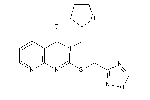 Image of 2-(1,2,4-oxadiazol-3-ylmethylthio)-3-(tetrahydrofurfuryl)pyrido[2,3-d]pyrimidin-4-one