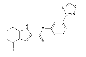 4-keto-1,5,6,7-tetrahydroindole-2-carboxylic Acid [3-(1,2,4-oxadiazol-3-yl)phenyl] Ester