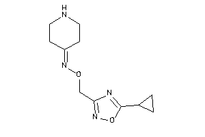 (5-cyclopropyl-1,2,4-oxadiazol-3-yl)methoxy-(4-piperidylidene)amine