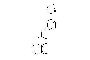 2-(2,3-diketopiperazino)acetic Acid [3-(1,2,4-oxadiazol-3-yl)phenyl] Ester