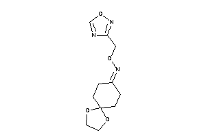 Image of 1,4-dioxaspiro[4.5]decan-8-ylidene(1,2,4-oxadiazol-3-ylmethoxy)amine