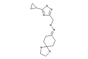 Image of (5-cyclopropyl-1,2,4-oxadiazol-3-yl)methoxy-(1,4-dioxaspiro[4.5]decan-8-ylidene)amine