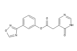 2-(6-keto-1H-pyrimidin-5-yl)acetic Acid [3-(1,2,4-oxadiazol-3-yl)phenyl] Ester