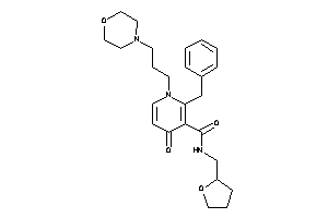 2-benzyl-4-keto-1-(3-morpholinopropyl)-N-(tetrahydrofurfuryl)nicotinamide