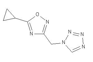 5-cyclopropyl-3-(tetrazol-1-ylmethyl)-1,2,4-oxadiazole