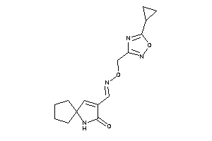 3-[(5-cyclopropyl-1,2,4-oxadiazol-3-yl)methyloximinomethyl]-1-azaspiro[4.4]non-3-en-2-one