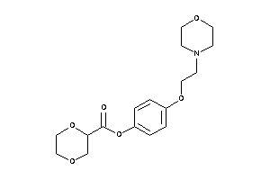 1,4-dioxane-2-carboxylic Acid [4-(2-morpholinoethoxy)phenyl] Ester