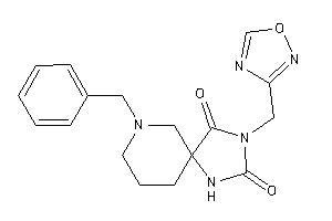 7-benzyl-3-(1,2,4-oxadiazol-3-ylmethyl)-1,3,7-triazaspiro[4.5]decane-2,4-quinone